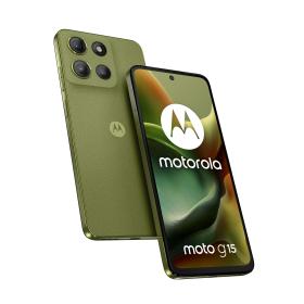 Motorola moto g15 17,1 cm (6.72") Double SIM Android 15 4G USB Type-C 4 Go 128 Go 5200 mAh Vert