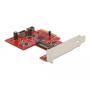 DeLOCK PCI Express x4 Card to 2 x internal USB 10 Gbps Type-E Key A 20 pin female