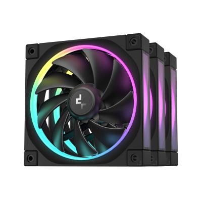 DeepCool FL12-3 in 1 Boitier PC Ventilateur 12 cm Noir 3 pièce(s)