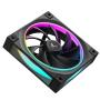 DeepCool FL12-3 in 1 Boitier PC Ventilateur 12 cm Noir 3 pièce(s)