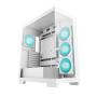 DeepCool CG580 4F WH Midi Tower Blanc