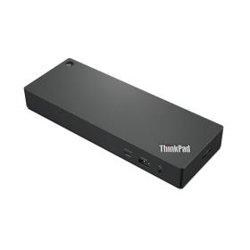 Lenovo 40B00300EU laptop-dockingstation & portreplikator Kabelgebunden Thunderbolt 4 Schwarz, Rot