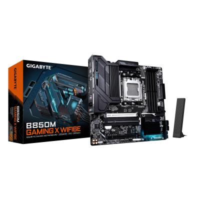 GIGABYTE B850M GAMING X WIFI6E Carte Mère - Processeurs AMD Ryzen Série 9000, VRM numérique 10+2+2 phases, jusqu'à 8200MHz DDR5