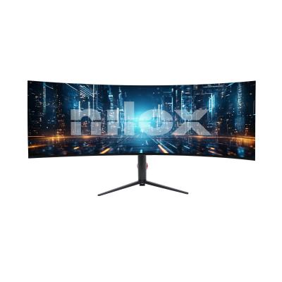 Nilox NXM49CRVDC écran plat de PC 124,5 cm (49") 5120 x 1440 pixels Dual QHD LED Noir