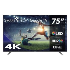 Smart-Tech 75QG03H TV 190,5 cm (75") 4K Ultra HD Smart TV Wi-Fi Grigio 350 cd m²