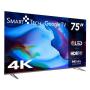 Smart-Tech 75QG03H Fernseher 190,5 cm (75") 4K Ultra HD Smart-TV WLAN Grau 350 cd m²