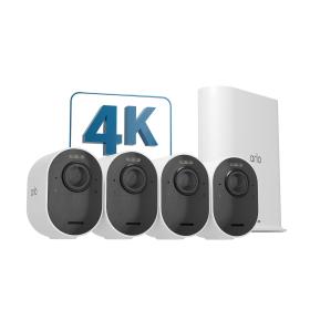 Arlo Ultra 2 Outdoor Security Camera, 4-pack white