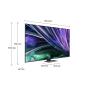 Samsung QE75QN85DBT 190,5 cm (75") 4K Ultra HD Smart-TV WLAN Karbon, Silber