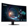 GIGABYTE GS32QCA 31,5" Moniteur Gaming Incurvé QHD - 2560 x 1440, 180Hz, 1ms, 250 cd m², FreeSync, HDR Ready, HDMI 2.0,