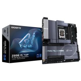 GIGABYTE Z890 AI TOP Scheda madre - CPU Intel Core Ultra (Serie 2), VRM a 16+1+2 fasi, fino a 9500 MHz DDR5 (OC), 1xPCIe 5.0 +