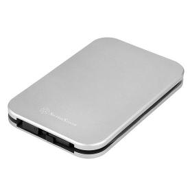 Silverstone MMS02C Boîtier disque dur SSD Aluminium, Noir 2.5"