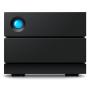 LaCie 2big RAID 8TB unidad de disco multiple Escritorio Negro