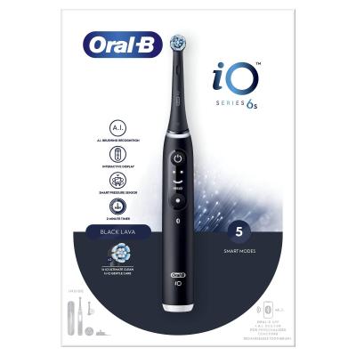 Oral-B iO 6 Adulto Cepillo dental vibratorio Negro