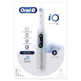 Oral-B iO 6S Adulto Cepillo dental vibratorio Gris, Blanco