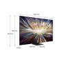 Samsung QE75QN800DTXZT Fernseher 190,5 cm (75") 8K Ultra HD Smart-TV WLAN Schwarz