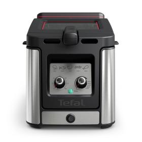 Tefal Clear Duo FR600D Singolo 0,65 L Indipendente 2000 W Friggitrice Nero, Acciaio inox