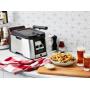 Tefal Clear Duo FR600D Sencillo 0,65 L Independiente 2000 W Freidora Negro, Acero inoxidable