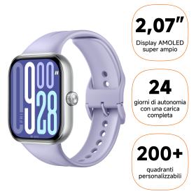 Xiaomi Watch 5 5,26 cm (2.07") AMOLED Numérique 432 x 514 pixels Écran tactile Violet