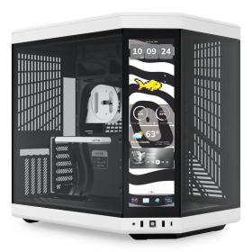 HYTE Y70 Touch Infinite Midi Tower Negro, Blanco