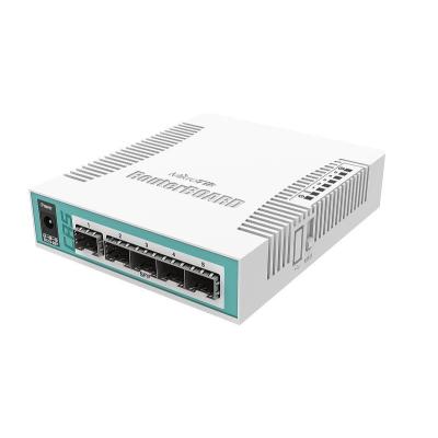 Mikrotik CRS106-1C-5S commutateur réseau Gigabit Ethernet (10 100 1000) Connexion Ethernet, supportant l'alimentation via ce