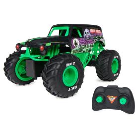 Monster Jam , Monster truck radiocommandé Grave Digger officiel à l'échelle 1 15, 2,4 GHz, jouets pour garçons et filles à