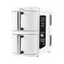 SharkNinja SL400EUWH friteuse Double 9,5 L Autonome 2470 W Friteuse d’air chaud Blanc