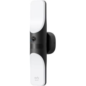 Eufy Security Wired Wall Light CAM S100, cámara de Seguridad para Exteriores, cámara 2K con iluminación de 1200 lúmenes, luz