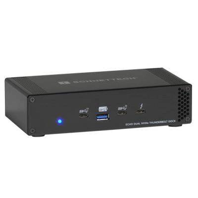 Sonnet Echo Dual NVMe Thunderbolt Dock Kabelgebunden Schwarz