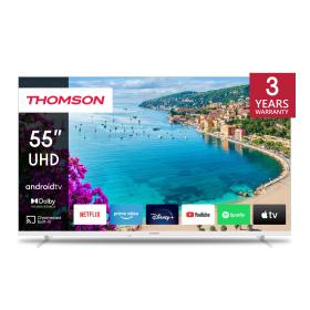 Thomson 55UA5S13W Televisor 139,7 cm (55") 4K Ultra HD Smart TV Wifi Blanco