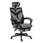 Huzaro Combat 5.0 PC-Gamingstuhl Netz-Sitz Schwarz, Grau