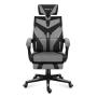 Huzaro Combat 5.0 PC-Gamingstuhl Netz-Sitz Schwarz, Grau