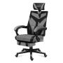 Huzaro Combat 5.0 PC-Gamingstuhl Netz-Sitz Schwarz, Grau