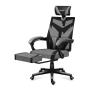 Huzaro Combat 5.0 PC-Gamingstuhl Netz-Sitz Schwarz, Grau