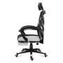 Huzaro Combat 5.0 Silla para videojuegos de PC Asiento de malla Negro, Blanco