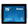 iiyama TF1515MC-B2 pantalla de señalización 38,1 cm (15") LED 350 cd   m² XGA Negro Pantalla táctil