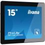 iiyama TF1515MC-B2 pantalla de señalización 38,1 cm (15") LED 350 cd   m² XGA Negro Pantalla táctil