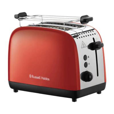 Russell Hobbs 26551-56 6 2 rebanada(s) 1600 W Rojo, Plata