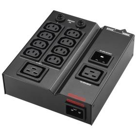 PowerWalker MBS PDU IEC 1-3kVA unidad de distribución de energía (PDU) 9 salidas AC Negro