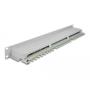 DeLOCK Patch Panel da 19″ a 16 porte Cat.6A 1U grigio