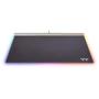 Thermaltake Argent MP1 RGB Gaming mouse pad Black, Titanium