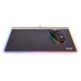 Thermaltake Argent MP1 RGB Gaming mouse pad Black, Titanium