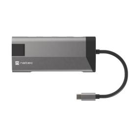 NATEC Fowler Plus USB Typ-C Schwarz, Grau