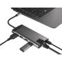 NATEC Fowler Plus USB Tipo C Negro, Gris