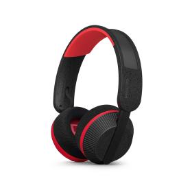 Philips 6000 series TAA6219BK 00 headphones headset Wireless Head-band Music Bluetooth Black, Red