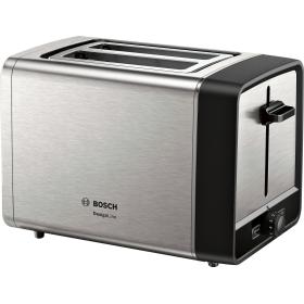 Bosch TAT5P420 Toaster 2 Scheibe(n) 970 W Schwarz, Edelstahl