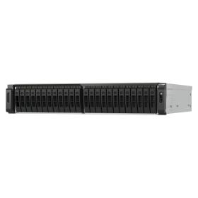 QNAP TS-H3077AFU-R5-32G NAS & Speicherserver Rack (2U) AMD Ryzen™ 5 32 GB DDR5 0 TB QuTS hero Schwarz, Metallisch