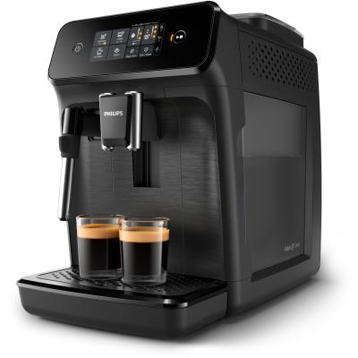 Philips 1200 series Série 1200 Noir mat EP1220 00 Machine expresso broyeur, 2 boissons, mousseur lait