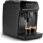 Philips 1200 series Série 1200 Noir mat EP1220 00 Machine expresso broyeur, 2 boissons, mousseur lait