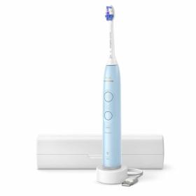 Philips Series Sonicare spazzolino elettrico sonico con base di ricarica e custodia, 3 livelli intensità, sensore di pressione