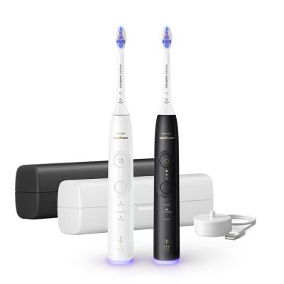 Philips Series Sonicare spazzolino elettrico sonico con base di ricarica e custodia, 3 livelli di intensità, sensore di